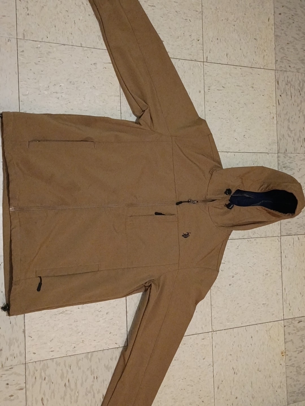 Men's Tan US POLO ASSN Softshell Jacket